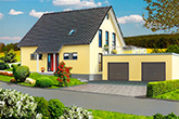 Individuelles energieeffizientes KFW 55 Einfamilienhaus mit Solarthermie