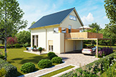 Energieeffizientes Wohnhaus mit effizienter Haustechnik